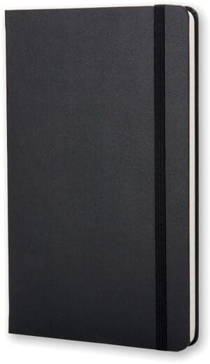 Moleskine notitieboek, ft 13 x 21 cm, gelijnd, harde cover, 240 bladzijden, zwart — detail 2