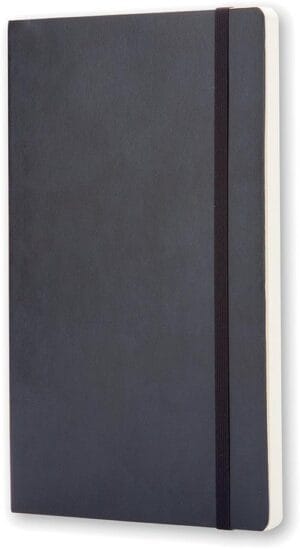 Moleskine notitieboek 9 × 14 cm - blanco, soepele cover, 192 bladzijden, zwart — productfoto 2