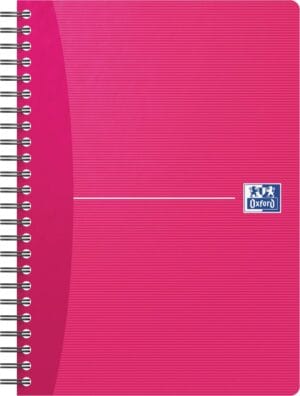 Oxford Office Essentials spiraalschrift A5 - 180 bladzijden, gelijnd, geassorteerde kleuren — productfoto 2