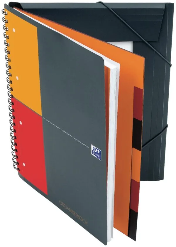Oxford INTERNATIONAL organiserbook, 160 bladzijden, ft A4+, geruit 5 mm - Afbeelding 2