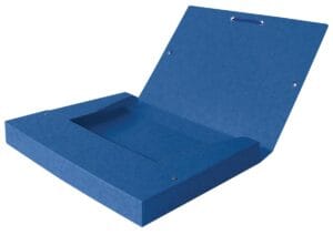 Oxford Top File+ elastobox A4 - rug 4 cm, blauw — productfoto 2