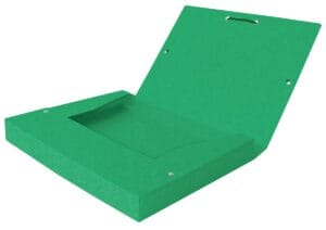 Oxford Top File+ elastobox A4 - rug 4 cm, groen — productfoto 2