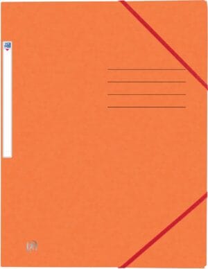 Oxford Top File+ elastomap, voor ft A4, oranje — elastomappen uit karton
