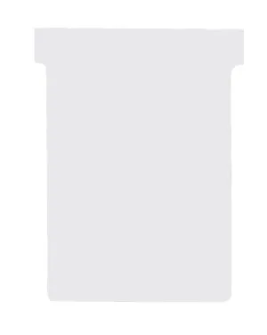 Nobo T-planbordkaarten index 3 van 120 × 92 mm in wit, pak van 100 stuks