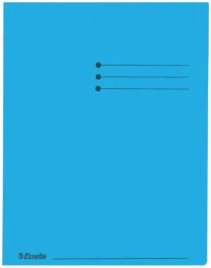 Esselte dossiermap blauw, karton van 180 g/m², pak van 100 stuks