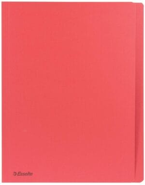 Esselte dossiermap rood, ft A4 — dossiermappen uit karton