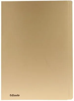 Esselte dossiermap geel A4 van karton 300 g/m², pak van 100 stuks