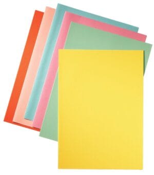 Esselte dossiermap geel, papier van 80 g/m², pak van 250 stuks — dossiermappen uit karton