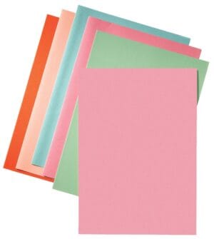 Esselte dossiermap roze van papier voor A4-documenten, pak van 250 stuks