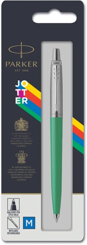 Parker Jotter Originals balpen groen - intrekbaar, navulbaar, op blister — productfoto 2