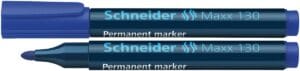 Schneider Maxx 130 permanent marker in blauw met ronde punt