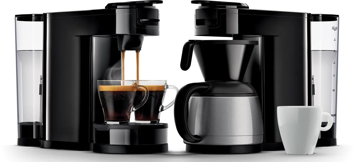 Philips Senseo Switch koffiezetapparaat, voor filterkoffie en koffiepads - Afbeelding 2