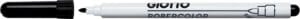 Zwarte Giotto Robercolor whiteboardmarker met ronde fijne punt