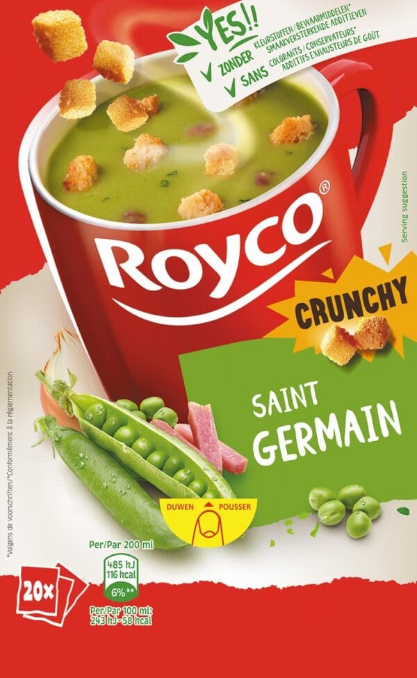 Royco Minute Soup St. Germain met croutons, pak van 20 zakjes - Afbeelding 2