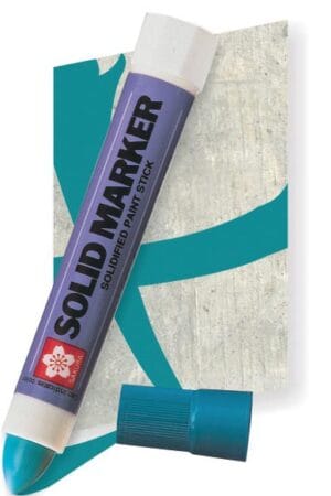 Sakura Solid Marker merkstift blauw - brede punt, 12 mm — productfoto 2