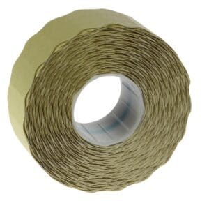 Twaalf rollen Samark etiketten voor prijstang van 26 x 12 mm in wit