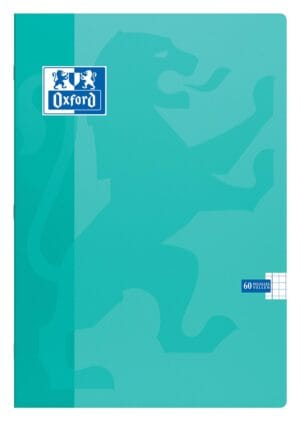 Oxford School schrift A4 - 120 bladzijden, geruit 5 mm, geassorteerde kleuren — productfoto 2