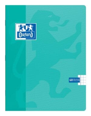 Oxford School schrift A5 - 120 bladzijden, geruit 5 mm, geassorteerde kleuren — productfoto 2