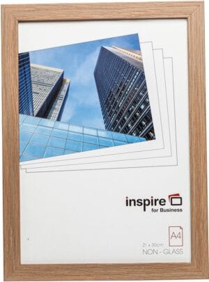Hampton fotokader Sorbonne A4 met 2 cm MDF-profiel in eikeneffect