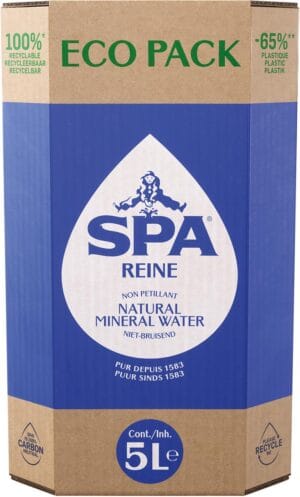 Spa Reine eco pack van 5 liter niet-bruisend mineraalwater met tapkraantje