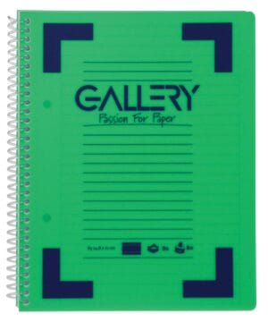Gallery Traditional spiraalschrift A5 - gelijnd, 160 bladzijden, geassorteerde kleuren — productfoto 2