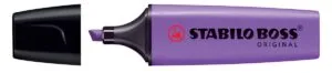STABILO BOSS ORIGINAL markeerstift in paars met schuine punt