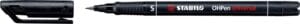 STABILO OHPen universal OHP-marker in zwart met superfijne punt van 0,4 mm