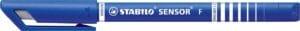STABILO SENSOR fineliner in blauw met fijne punt van 0,3 mm