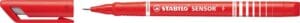 STABILO SENSOR fineliner - 0,3 mm, rood — productfoto 2