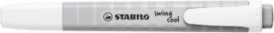 STABILO swing cool markeerstift in pastelgrijs met schuine punt