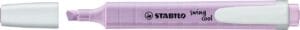 STABILO swing cool pastel markeerstift lila haze met schuine punt en witte clip