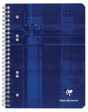 Clairefontaine schrift Metric Studium geruit 5/5 mm — spiraalschriften met soepele kaft