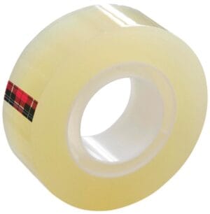 Acht rolletjes Scotch plakband 550 van 19 mm × 33 m