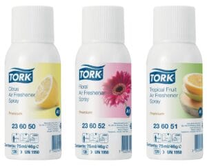 Tork navulling voor luchtverfrisser systeem A1, pak van 12 stuks met geassorteerde geuren