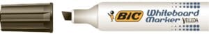 Bic Velleda 1781 whiteboardmarker zwart met schuine punt en metalen houder