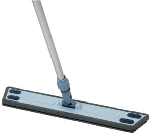 Vileda stofwisdoekhouder met trapeziumvorm en rubberen lamellen, exclusief steel