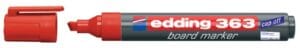 Rode edding e-363 whiteboardmarker met schuine punt