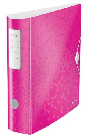 Leitz WOW ordner Active rug van 8,2 cm, roze — ordners uit kunststof
