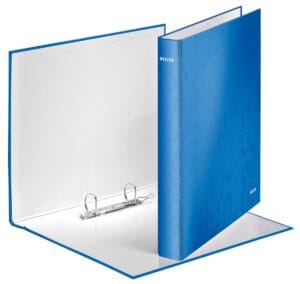Leitz WOW ringmap A4 - 2 D-ringen 25 mm, blauw — productfoto 2