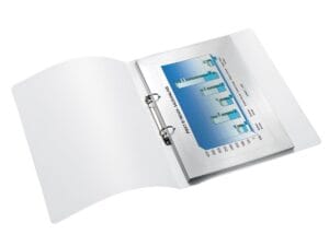 Leitz WOW ringmap A4 - blauw, PP, 2 O-ringen 25 mm ā productfoto 2