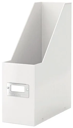 Leitz tijdschriftenhouder Wow Click & Store - wit, 9,5 × 24,5 × 31 cm — productfoto 2
