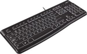Logitech toetsenbord K120, qwerty, zwart