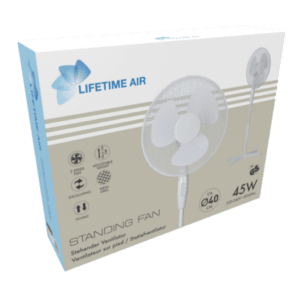 Lifetime Air Vloerventilator Wit