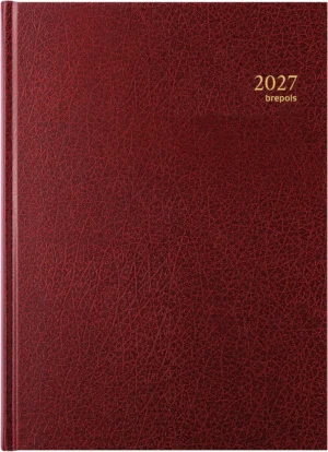 Brepols Bremax 1 Santex, bordeaux, 2027 — kantooragenda 2027
