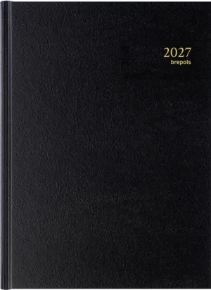 Brepols Bremax 2 Santex, zwart 2027 — kantooragenda 2027