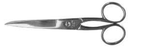 Desq schaar 15 cm, verchroomd, symmetrische ogen — detail 2