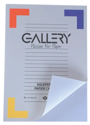 Gallery kalkpapier, ft 21 x 29,7 cm (A4), blok van 50 vel — detail 2
