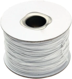 Bouhon elastiek touw, ft 100 m x 1 mm — knutsel- en decoratiemateriaal