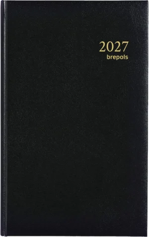 Brepols Brefix Lima, zwart, 2027 — kantooragenda 2027