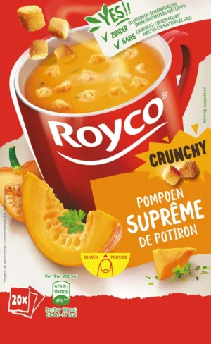 Royco Minute Soup pompoensuprême met croutons, pak van 20 zakjes — detail 2